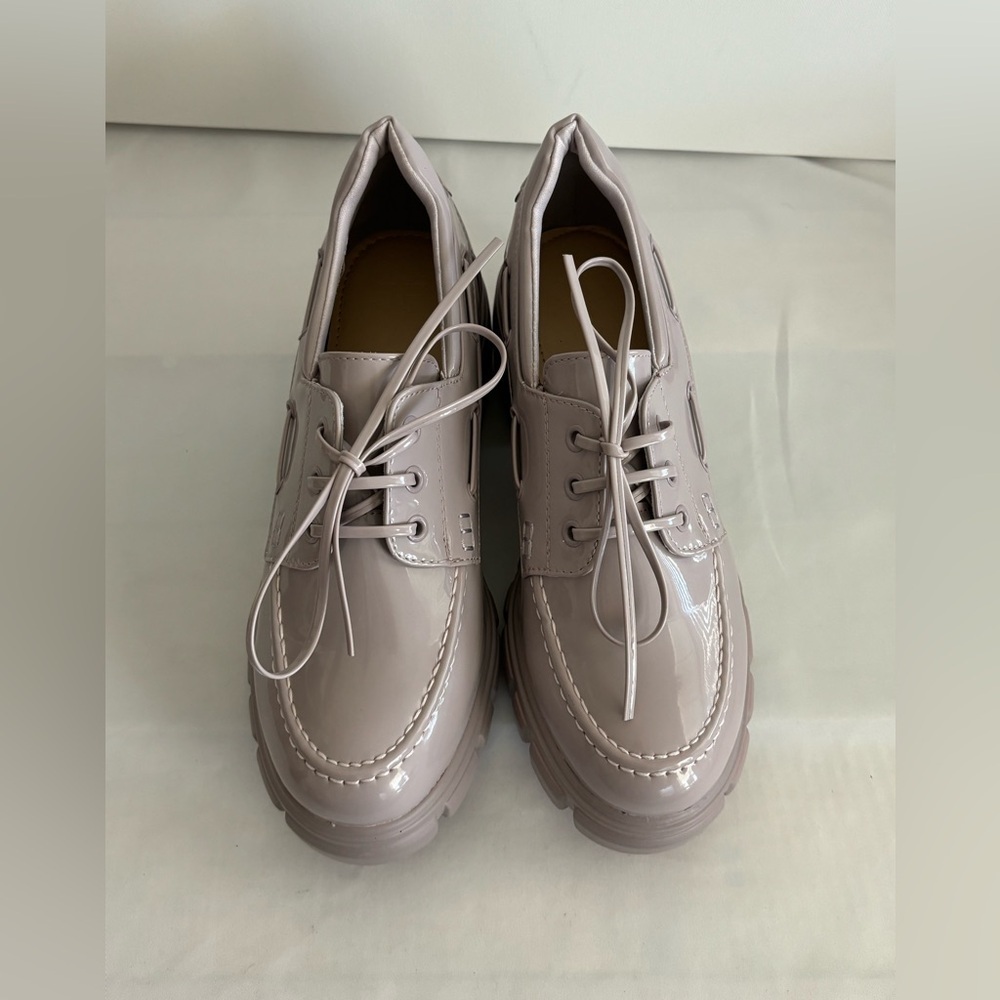 JF‎ purple block heel shoes color light purple  size 9 - Picture 3 of 8